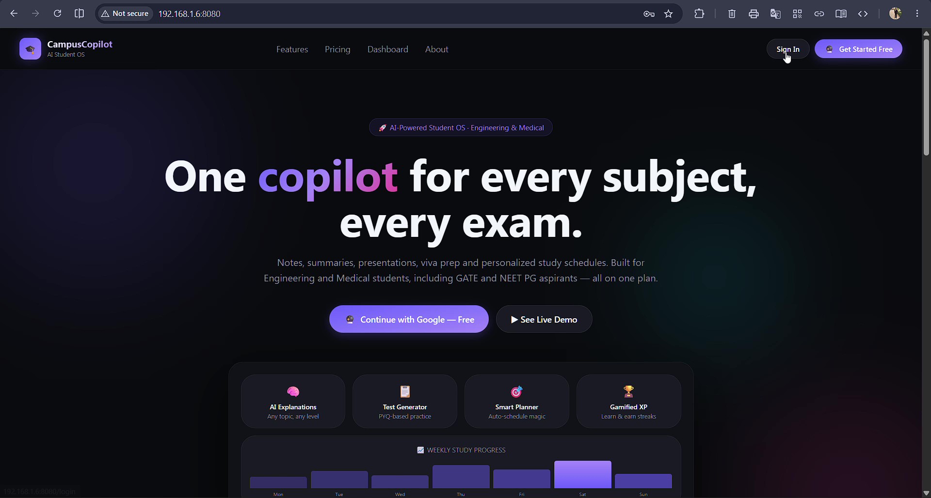 CampusCopilot AI — an upcoming AI-native educational platform built for the way students actually study